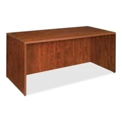 Lorell Essentials Cherry Rectangular Desk Shell - Cherry