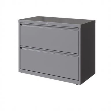 Hirsh 36 In Wide, 2 Drawer, HL8000 Series, Arctic Silver - Grey 6 Hirsh 36 In Wide, 2 Drawer, HL8000 Series, Arctic Silver - Grey - Image 6