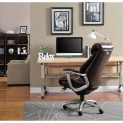 La-Z-Boy Cantania Chestnut Brown Bonded Leather Executive Office Chair With AIR Technology -Office Storage Sales 5e146ef6 b04c 4fa1 a7e0 6a0f74554940