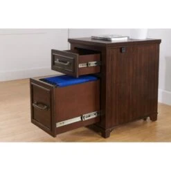 Del Mar 2-Drawer File Cabinet With Bio-metric Locking Drawer By Martin Svensson Home - Brown -Office Storage Sales 5e9ce41c bb9f 4a31 b7cb 624515e4e17e