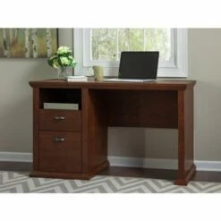 Bush Furniture Yorktown Home Office Desk In Antiqu - Antique Cherry