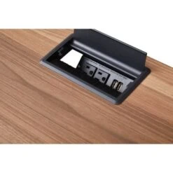 Rye Studio Sarah Walnut Wood Home Desk With Drawers - Walnut Finish - Walnut -Office Storage Sales 60f48feb a17d 4f61 a7a6 ecae20c8198a