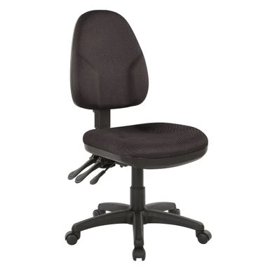 Work Smart Dual Function Fabricated Ergonomic Office Chair - Icon Black 17 Work Smart Dual Function Fabricated Ergonomic Office Chair - Icon Black - Image 17