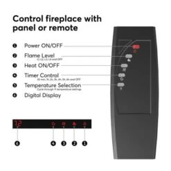 72W Electric Fireplace Storage Cabinet By Bush Business Furniture - White -Office Storage Sales 618420a1 5df6 47e8 b17d 1743adc64d65