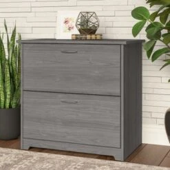 Cabot 2 Drawer Lateral File Cabinet By Bush Furniture - Heather Gray -Office Storage Sales 61fc13e3 929f 4e4b ad03 0a6a315aa657