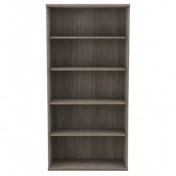 Hybrid Tall 5 Shelf Bookcase By Bush Business Furniture - Storm Gray -Office Storage Sales 62924a80 5229 4b44 b06a e50ab393f043