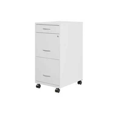 Space Solutions 18" Deep 3 Drawer Metal File Cabinet - Purple - Letter 20 Space Solutions 18" Deep 3 Drawer Metal File Cabinet - Purple - Letter - Image 20