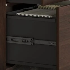 Hybrid Office Storage Cabinet With Drawers By Bush Business Furniture - Storm Gray -Office Storage Sales 62f4e7e2 9962 405e b0a4 2520eaf63bae