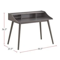 4 Compartment Writing Desk In Grey - Grey 7 4 Compartment Writing Desk In Grey - Grey -Office Storage Sales 6463beca 2d74 4bdd 8d59 31e6a58407e0