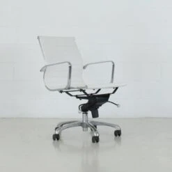 Leatherette Office Desk Chair - White Highback -Office Storage Sales 6627cb42 ece2 45c9 ba5c 0101c6858b52