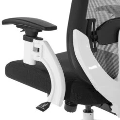 White Vertical Mesh Back Managers Chair - White/Black -Office Storage Sales 66405090 7470 4d06 b637 b1f6fe8d48de