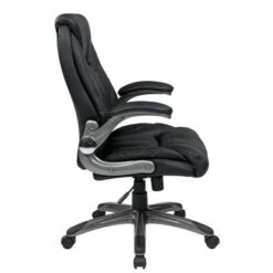 Faux Leather Mid-Back Office Chair - Black -Office Storage Sales 67f6fbe8 6d36 4144 bada 488ce8cdd705