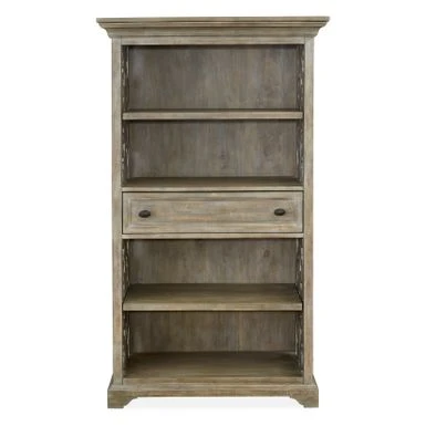 Tinley Park Traditional Dove Tail Grey Bookcase - Dove Tail Grey - Pine Finish/Washed/Distressed 3 Tinley Park Traditional Dove Tail Grey Bookcase - Dove Tail Grey - Pine Finish/Washed/Distressed - Image 3