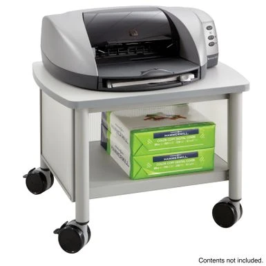 Safco Impromptu Under Table Printer Machine Stand - Black 3 Safco Impromptu Under Table Printer Machine Stand - Black - Image 3