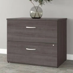 Studio A 2 Drawer Lateral File Cabinet By Bush Business Furniture - Storm Gray