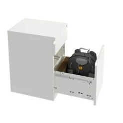 Hirsh 20-inch Deep Mobile Pedestal File 2-Drawer Box-Backpack With Full Width Pull, White - White - Letter -Office Storage Sales 6d5a4b29 f32e 4656 9440 4e03c40eba1a