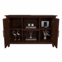 Key West Accent Cabinet With Doors By Bush Furniture - Bing Cherry -Office Storage Sales 6d6999bb 2929 46e2 a8da ff6cfd40e4d7