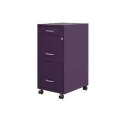 Space Solutions 18" Deep 3 Drawer Metal File Cabinet - Yellow - Letter -Office Storage Sales 6e2fee74 c274 40f7 9c7f 54d881a46ea9