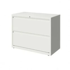 Hirsh 36-in Wide HL10000 Series 2 Drawer Lateral File Cabinet, White - Legal - White -Office Storage Sales 6e36b5a5 0f87 48fa b61b 5feb03818319