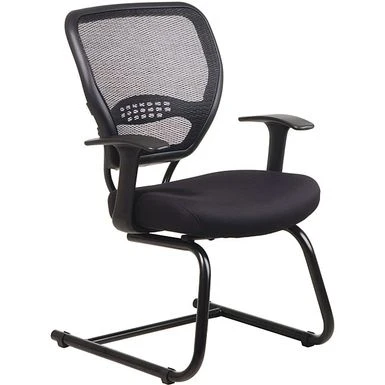 Office Star Professional Dark Air Grid Back Mesh Seat Visitors Chair - Air Grid Visitor Chair - Black Mesh Seat 1 Office Star Professional Dark Air Grid Back Mesh Seat Visitors Chair - Air Grid Visitor Chair - Black Mesh Seat