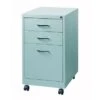 Office Designs Platinum 19-inch 3-drawer Pedestal File - Platinum