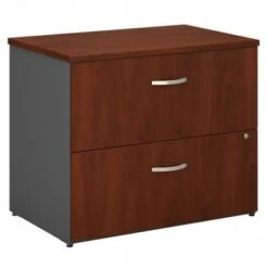 Series C 2 Drawer Lateral File Cabinet By Bush Business Furniture - Hansen Cherry/Graphite Gray -Office Storage Sales 731dbb58 7077 4b40 b039 2556936f8125