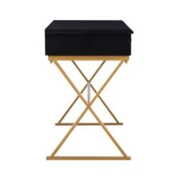 Aleta Campaignn Two Drawer Desk Black -Office Storage Sales 73abffcf 736c 4333 8b1c 7fdbb86da365