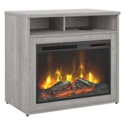 400 Series 32W Electric Fireplace By Bush Business Furniture - White -Office Storage Sales 74128b65 ebc4 4cf1 b5f8 550c631996cc
