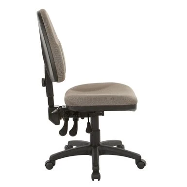 Work Smart Dual Function Fabricated Ergonomic Office Chair - Icon Black 7 Work Smart Dual Function Fabricated Ergonomic Office Chair - Icon Black - Image 7