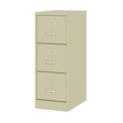 Hirsh 22-in Deep 3 Drawer, Letter Width, Vertical File Cabinet - Grey -Office Storage Sales 74a88d7f 0f53 439e a178 f81d97928727
