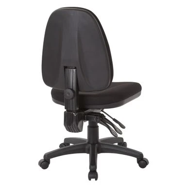 Work Smart Dual Function Fabricated Ergonomic Office Chair - Icon Black 4 Work Smart Dual Function Fabricated Ergonomic Office Chair - Icon Black - Image 4