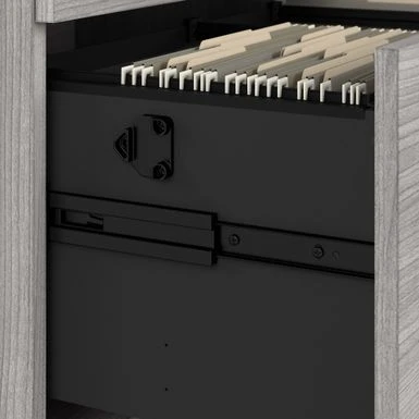 Studio A 2 Drawer Lateral File Cabinet By Bush Business Furniture - Storm Gray 11 Studio A 2 Drawer Lateral File Cabinet By Bush Business Furniture - Storm Gray - Image 11