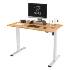 FlexiSpot 48"x24" Whole Piece Desktop Home Office Standing Desk Height Adjustabel Desk Computer Desk - Maple -Office Storage Sales 7804c35c b632 498c 8c2c e2be67730091