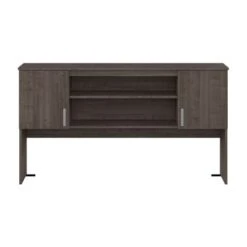 Ridgeley 65W Hutch With Doors By Bestar - Medium Gray Maple 33 Ridgeley 65W Hutch With Doors By Bestar - Medium Gray Maple -Office Storage Sales 79bdf3be d598 4990 8f91 9030da816ea8