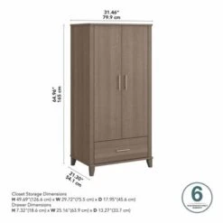 Somerset Tall Storage Cabinet With Doors And Drawer By Bush Furniture - Platinum Gray 30 Somerset Tall Storage Cabinet With Doors And Drawer By Bush Furniture - Platinum Gray -Office Storage Sales 7e8b2e64 352f 447e 8358 91f4452fca9c