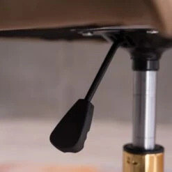 Modern Adjustable Height 360 Revolving Home Office Chair - 24.8*22.8*33.9INCH - Yellow -Office Storage Sales 7eb508b9 d8d7 4377 bade d2cf07b9fae9