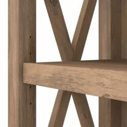 Key West 5 Shelf Bookcase By Bush Furniture - Pure White -Office Storage Sales 7f86a4e3 8305 419b 9193 11460eb1a9cd