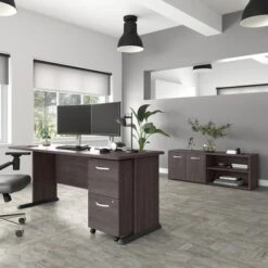 Studio A 72W Computer Desk By Bush Business Furniture - Storm Gray -Office Storage Sales 8033e6fe 6416 476a bf9f 8795e51cf420