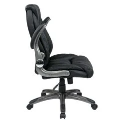 Faux Leather Mid-Back Office Chair - Black -Office Storage Sales 80972a27 2b8e 4d6c 9a92 ba1c18ec7f1d
