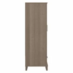 Somerset Tall Entryway Cabinet With Doors And Drawer By Bush Furniture - Fresh Walnut -Office Storage Sales 809c3cbd 5507 451d 86ab 169c9debfacd