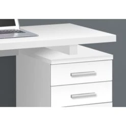 Computer Desk/ Home Office/ Laptop/ Left/ Right Set-up/ Storage Drawers/ 48"L/ Work/ Laminate/ White/ Contemporary/ Modern -Office Storage Sales 80a6cb15 8eb5 46a6 b6d8 d743a8037129