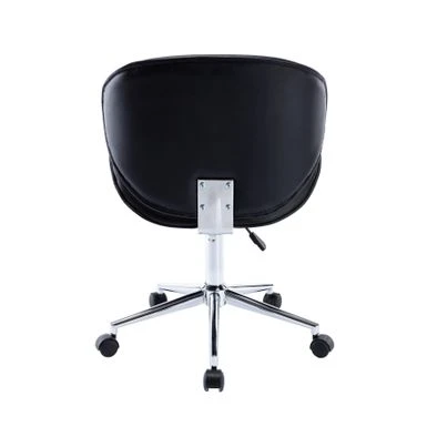 Porthos Home Rudi Office Chair, PU Or Fabric Or Velvet Upholstery, Chrome Legs - Blue Fabric 12 Porthos Home Rudi Office Chair, PU Or Fabric Or Velvet Upholstery, Chrome Legs - Blue Fabric - Image 12