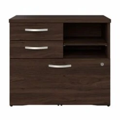 Hybrid Office Storage Cabinet With Drawers By Bush Business Furniture - Platinum Gray -Office Storage Sales 8317d41b 332a 4179 9f6b fb3e117e2b39
