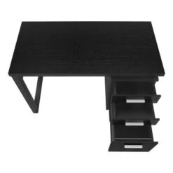 Computer Desk/ Home Office/ Laptop/ Left/ Right Set-up/ Storage Drawers/ 48"L/ Work/ Laminate/ Black/ Contemporary/ Modern -Office Storage Sales 83221de1 57a4 4c51 8a40 2515507b26a7