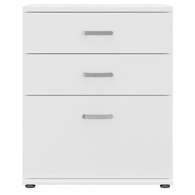 Universal Storage Cabinet With Drawers By Bush Business Furniture - Platinum Gray 15 Universal Storage Cabinet With Drawers By Bush Business Furniture - Platinum Gray - Image 15