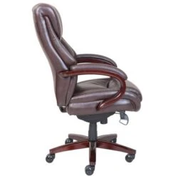 La-Z-Boy Bellamy Executive Office Chair In Chestnut Brown Bonded Leather -Office Storage Sales 841bf37c 9f71 4cc8 a5e5 514549f6aff6
