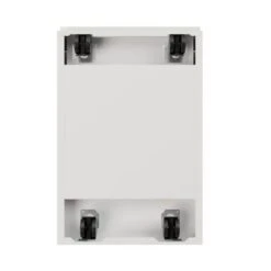 Hirsh 20-inch Deep Mobile Pedestal File 2-Drawer Box/File With Laminate Drawer Fronts And Seat Cushion, White/Heat Wave/Walnut - White - Letter -Office Storage Sales 8430109e caba 4435 8b80 371ec4172cfb