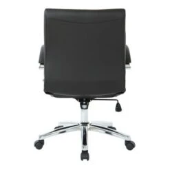 Executive Low Back Faux Leather Chair With Chrome Arms And Base - Single - Black 22 Executive Low Back Faux Leather Chair With Chrome Arms And Base - Single - Black -Office Storage Sales 84dca1b9 378e 42a5 a4a3 43467d80dcd6