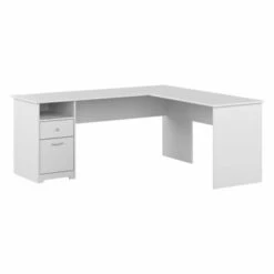 72W L-shaped Computer Desk With Drawers By Bush Furniture - Ash Gray -Office Storage Sales 876e88e1 162f 4c52 b3e4 7f4b44b00c32