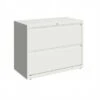 Hirsh 36-in Wide HL10000 Series 2 Drawer Lateral File Cabinet, White - Legal - White